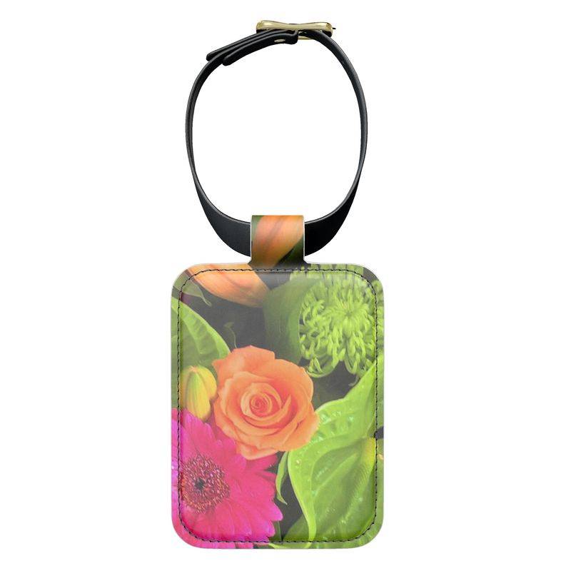 Flower luggage tag on sale